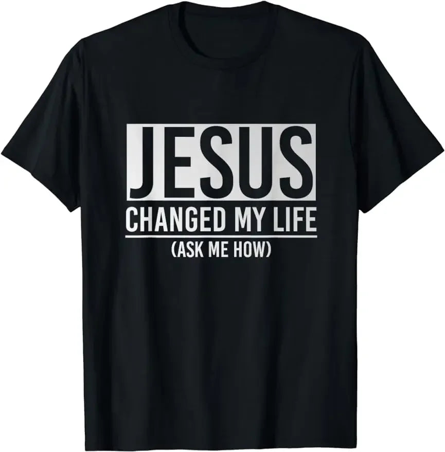 T-Shirt Chrétien Homme “Jesus Is King / Jesus Loves You” – Tee Shirt Foi & Streetwear – Du S au 4XL