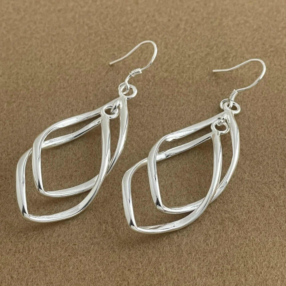 Boucles d’oreilles « Flamme de Grâce » — Argent 925