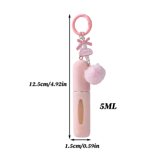 5ml Mini Perfume Spray Dispenser Bottles Cute Reusable Fragrance Atomizer Charm Travel Perfume Refill Bottle Cologne Atomizer