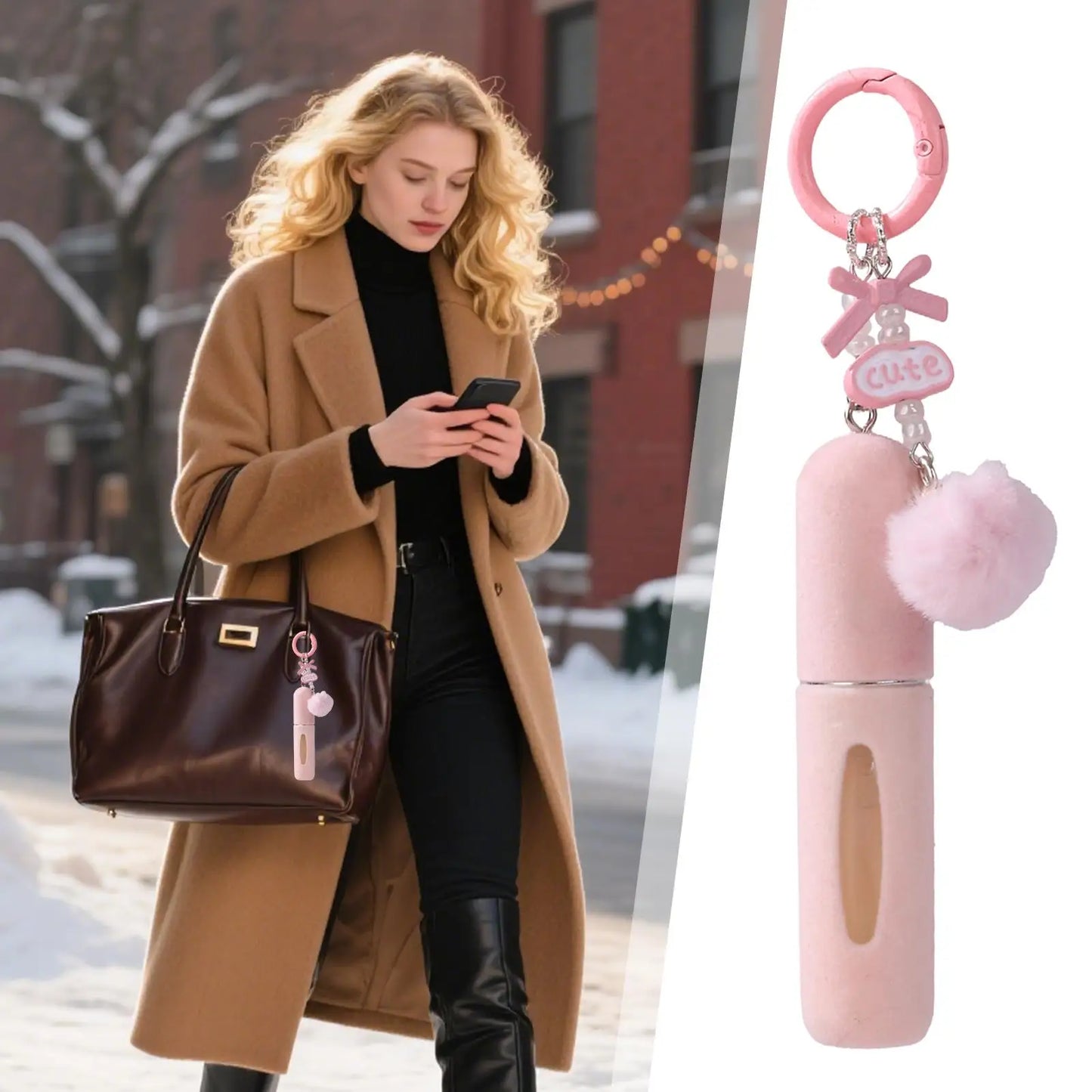 5ml Mini Perfume Spray Dispenser Bottles Cute Reusable Fragrance Atomizer Charm Travel Perfume Refill Bottle Cologne Atomizer